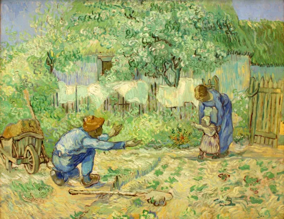 First Steps, after Millet